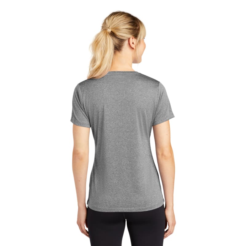 Sport-Tek Women's Heather Contender Scoop Neck Tee. 30
