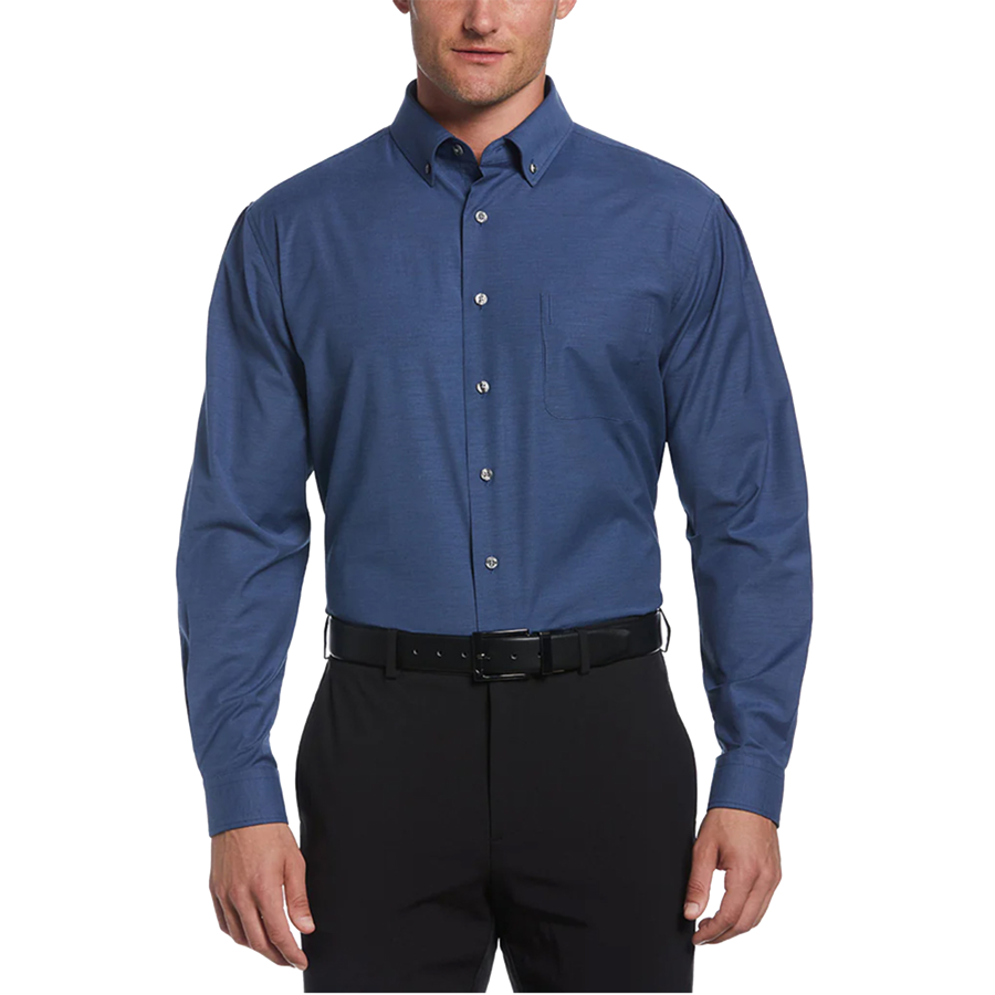 Perry Ellis Heathered Woven Shirt 3