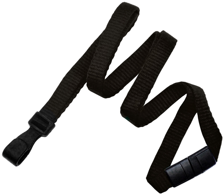 3/8" Bamboo Lanyard with Breakaway (Plastic J-Hook) 1