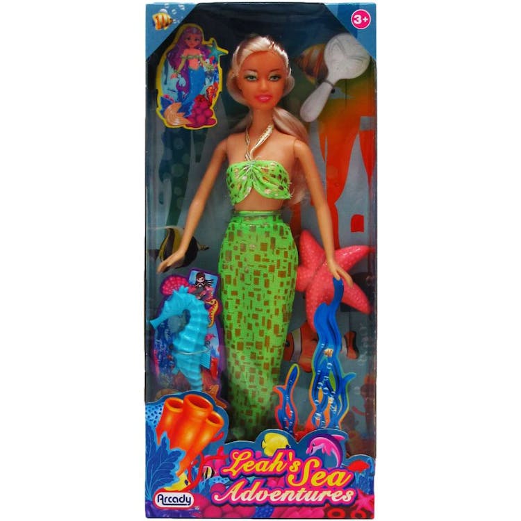 Leah Mermaid and Fairy Doll Sets Assorted - 11.5" 1