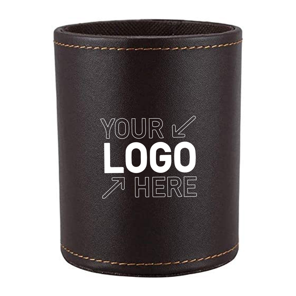 Leather Round Pen Holder 2