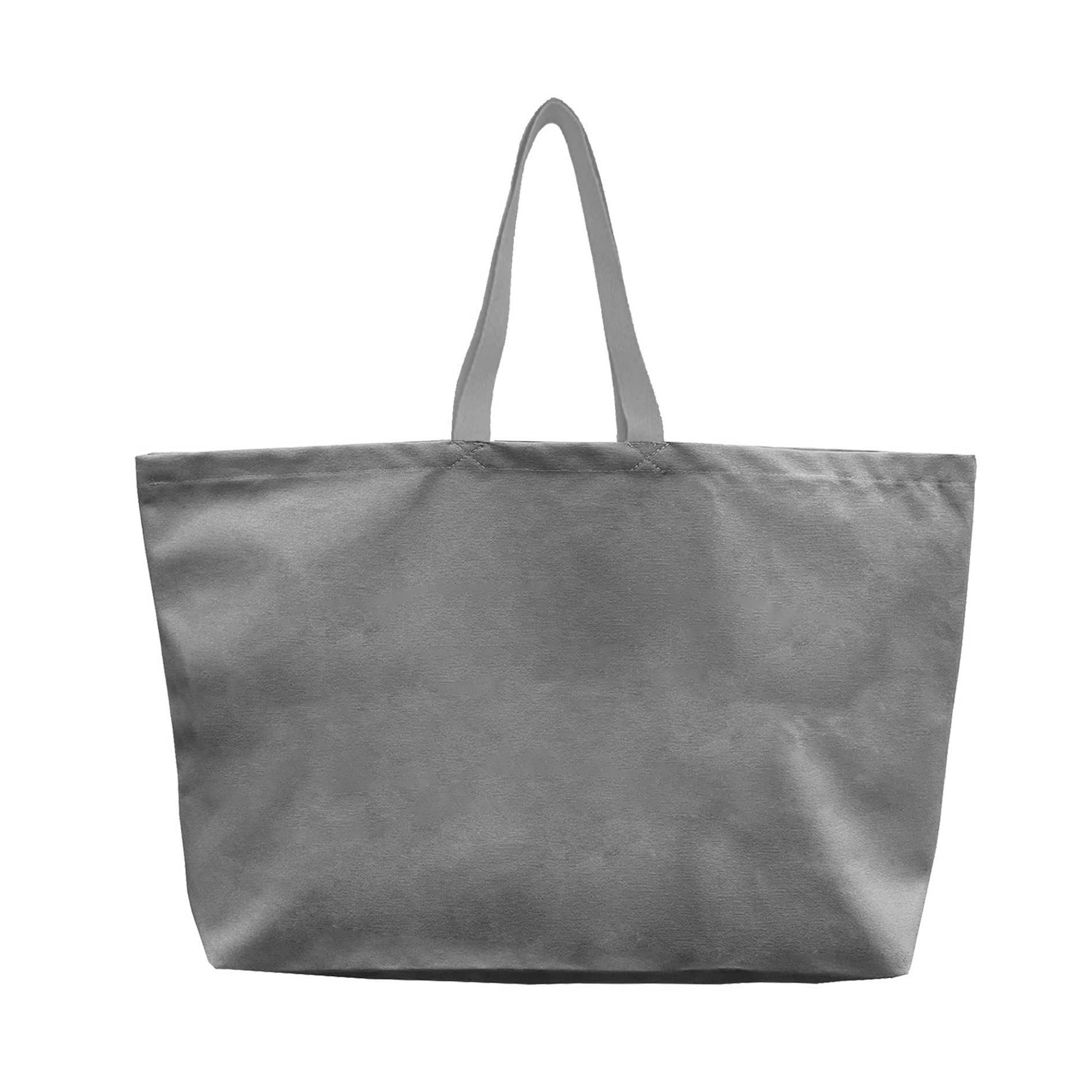 Large Capacity Canvas Shopping Bag, custom tote bag with logo imprint 3