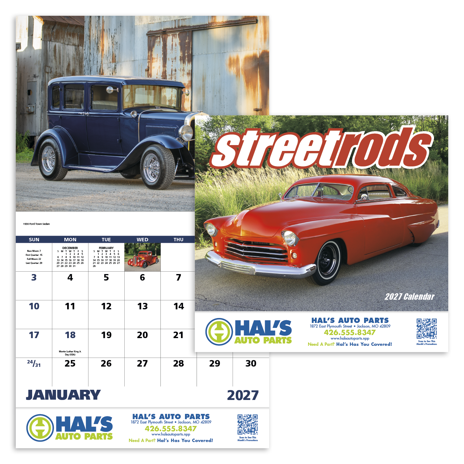 Good Value™ Street Rods - Stapled Calendar 64