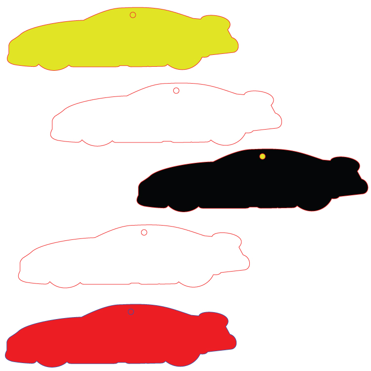Car Shape Custom Air Fresheners - Top 10 Scents 1