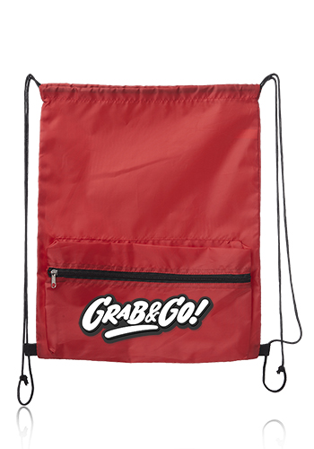 Augusta Drawstring Backpacks with Front Pocket 15