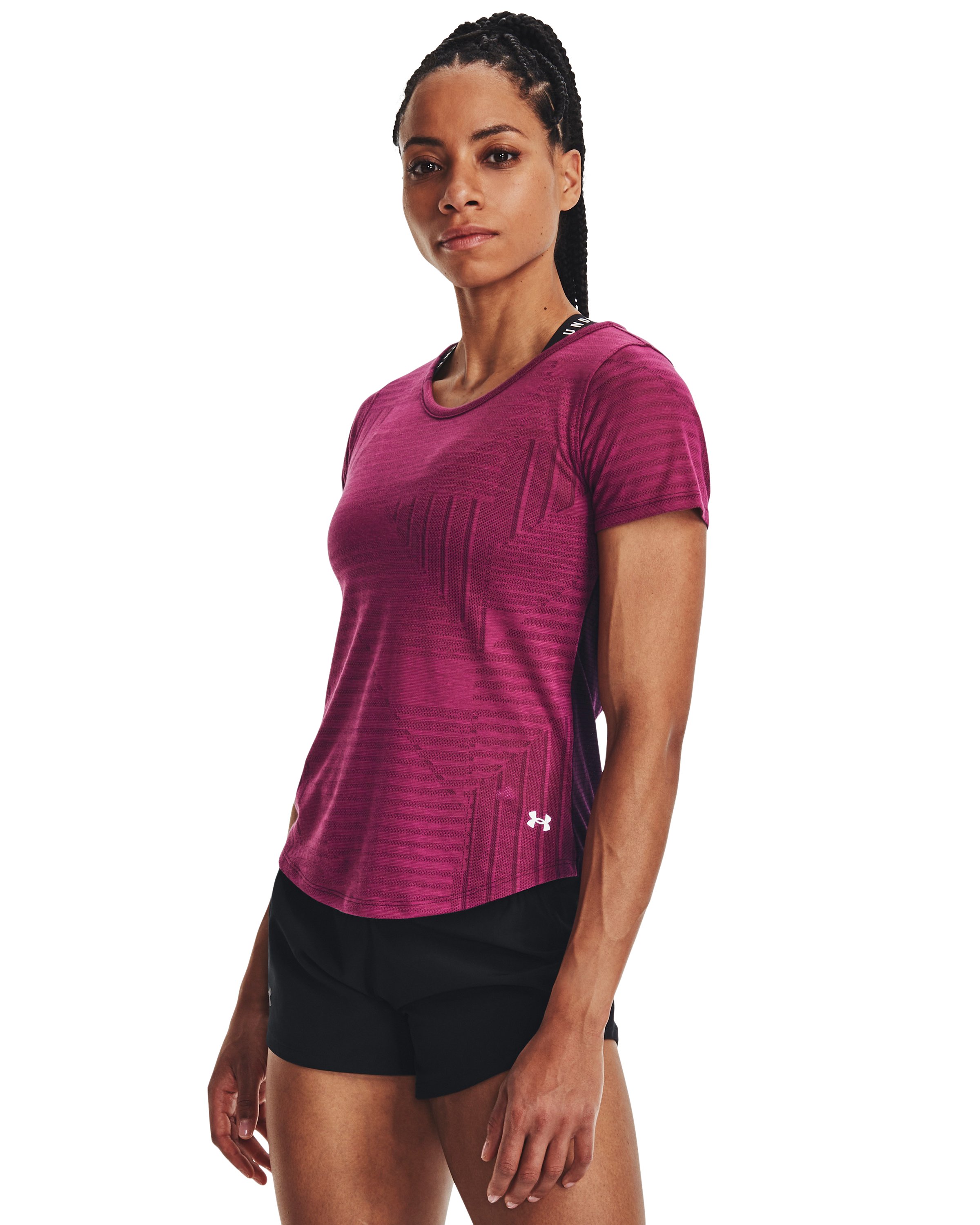 Women's UA Streaker Deco Diamond Short Sleeve 3