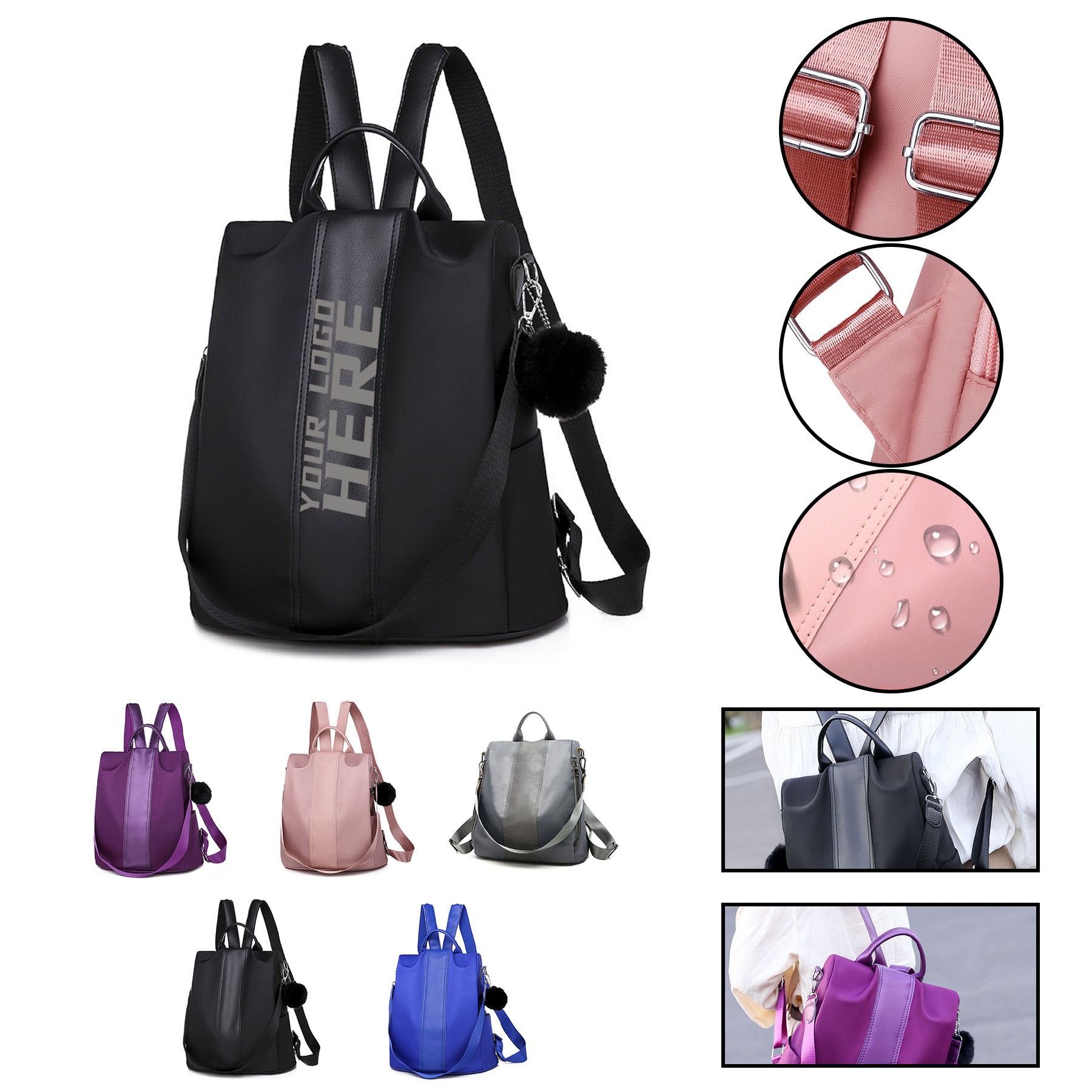 Women Backpack Purse Lightweight Shoulder Bag