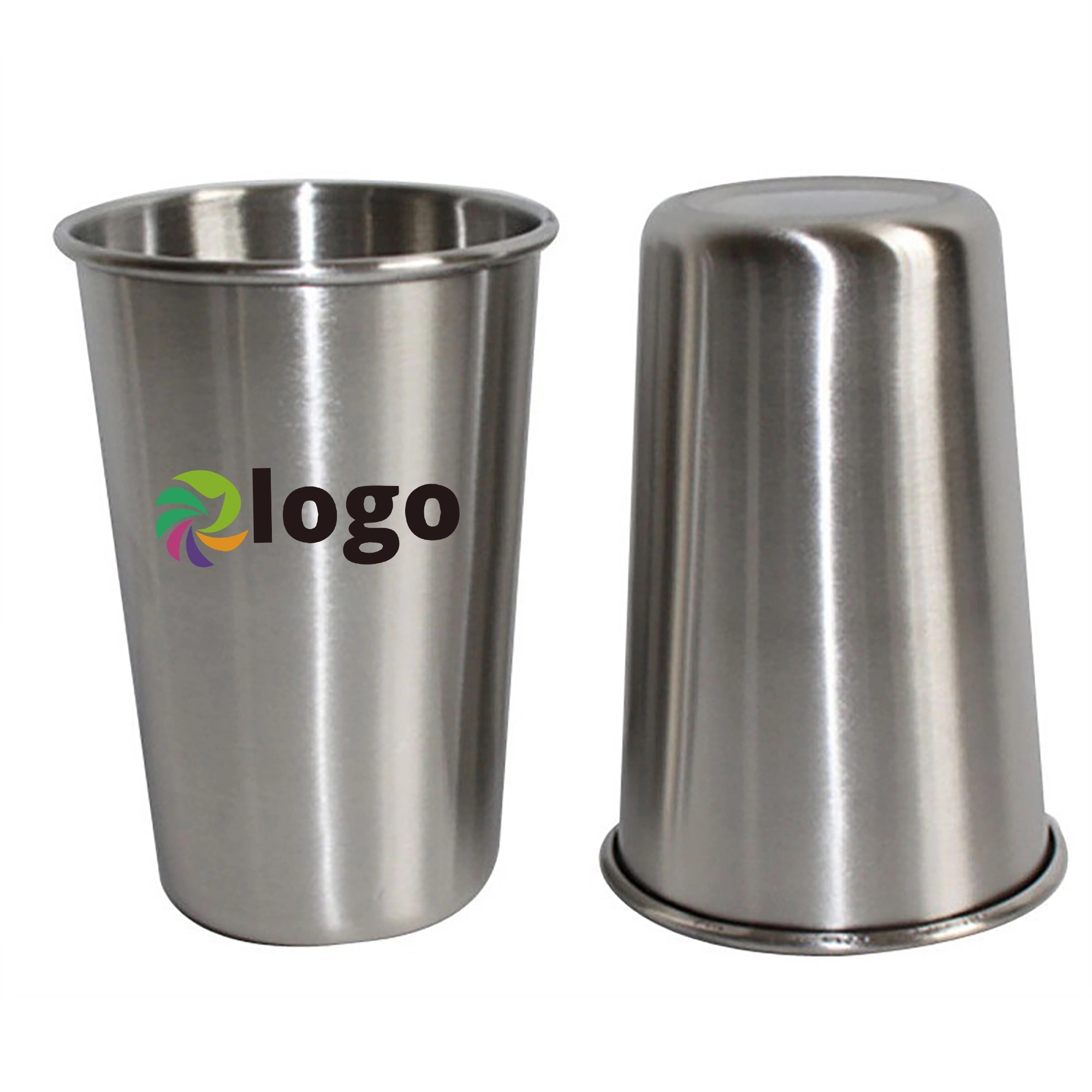 Custom 16 Oz Stainless Steel Pint Cup