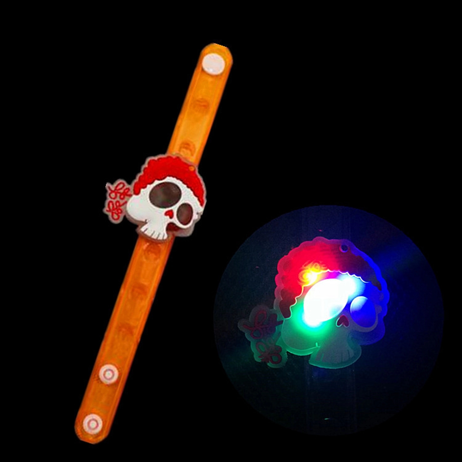 LED Halloween Wrist Strap Flash Bracelet 2