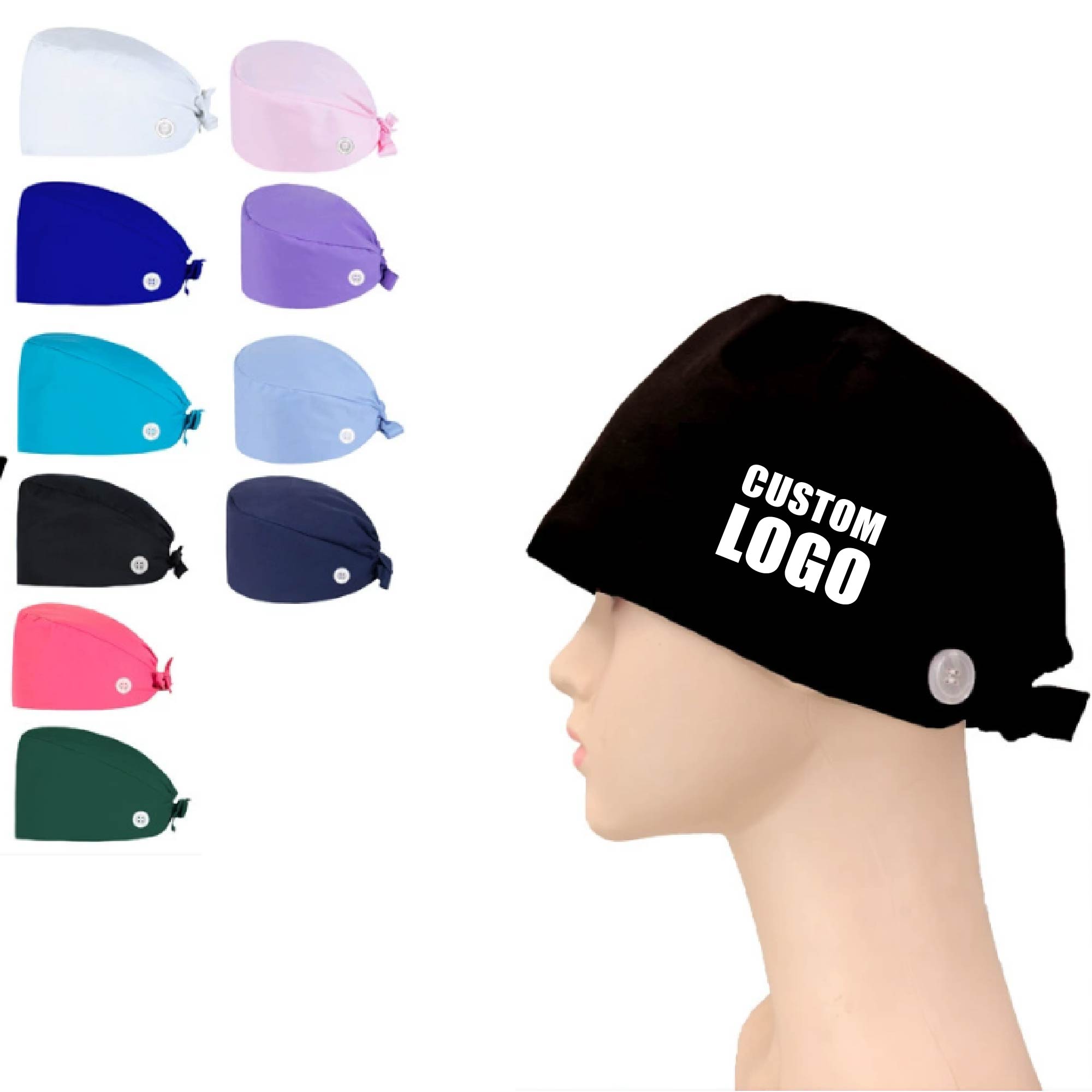 MOQ 10 pcs Poly-Cotton Surgical Cap 2