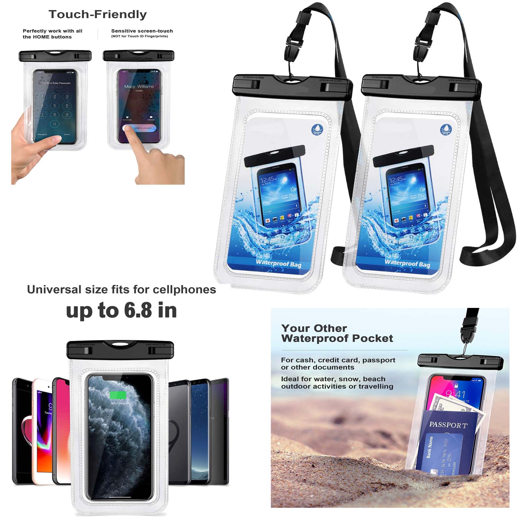 Waterproof Case Cellphone Dry Bag 2