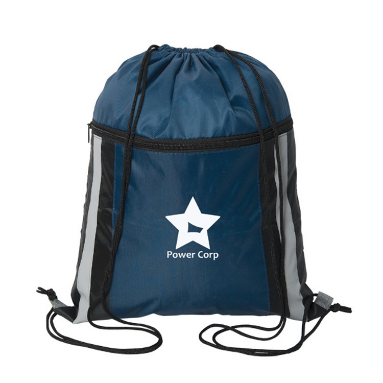 Cinch Dazzler Reflective Drawstring Bag 2