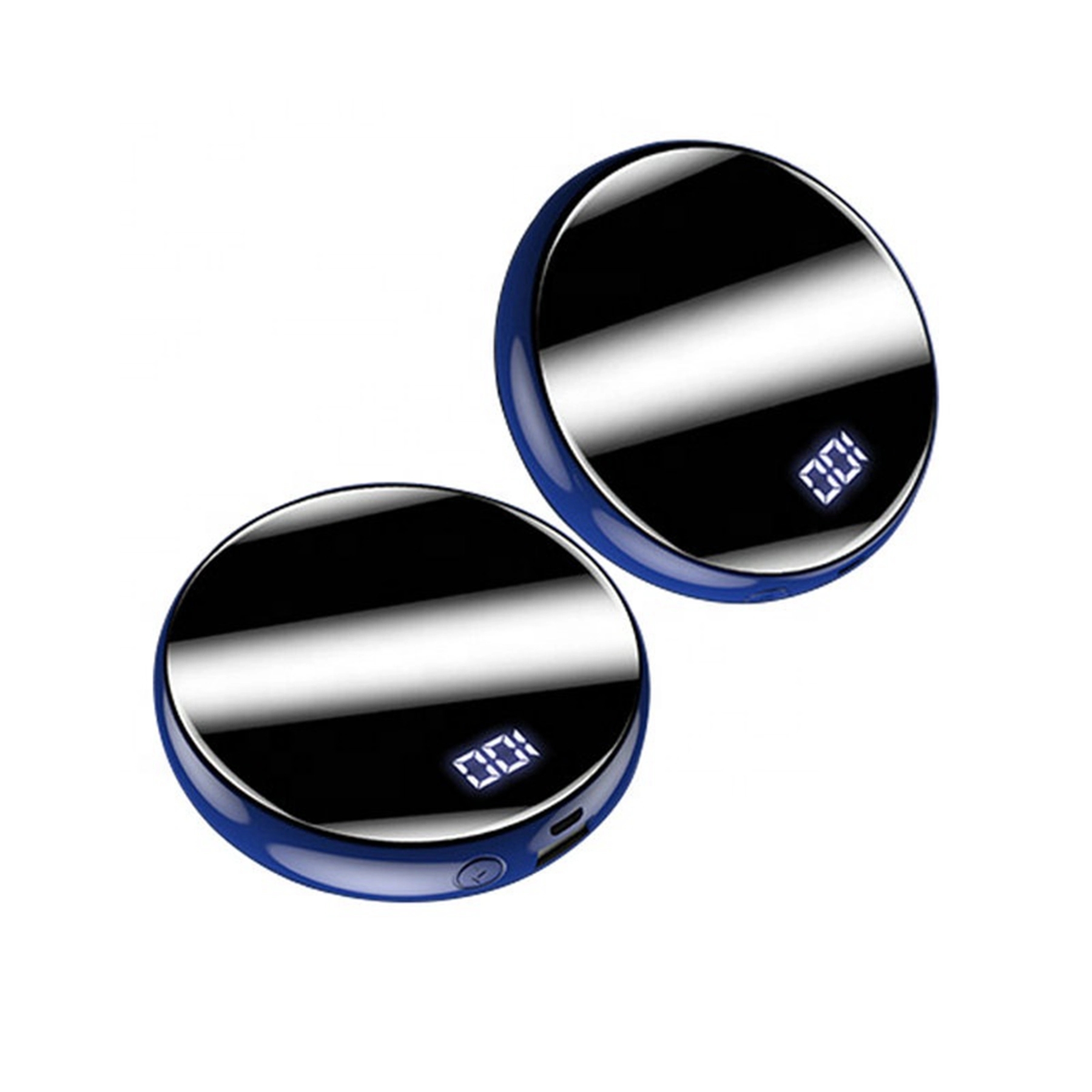 10000 mAh Round Mirror Power Bank 9