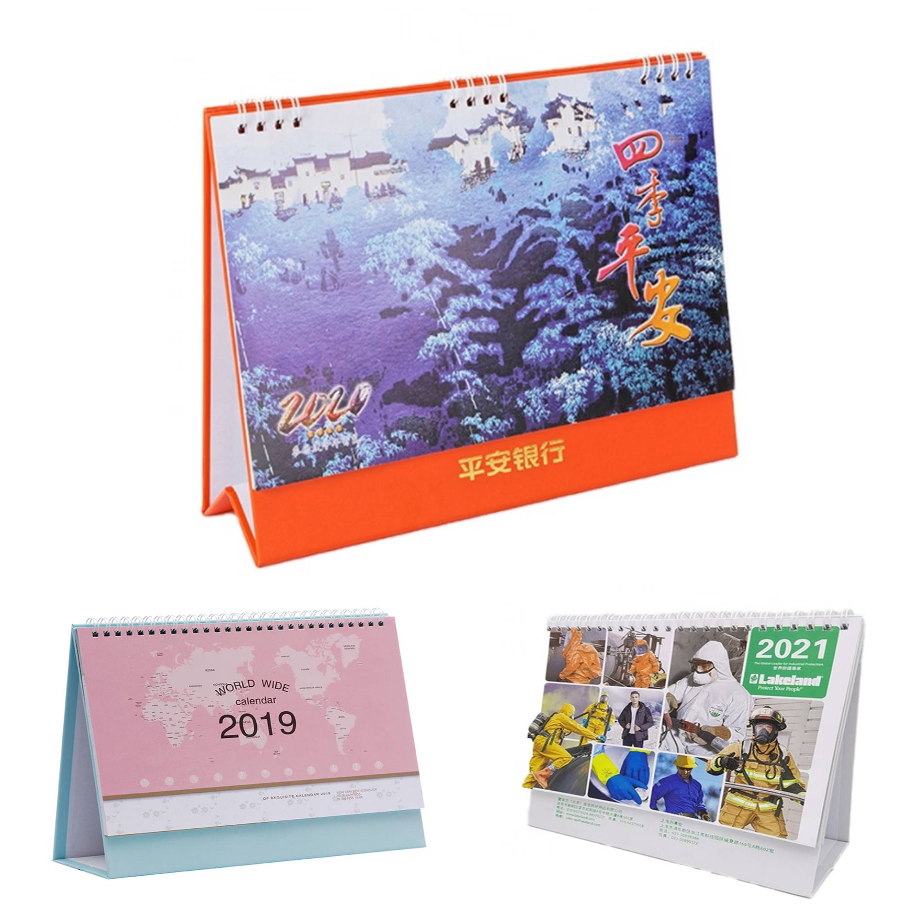 Design Printing Stand Office Use Desk Tent Calendar 2