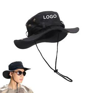 Sun Protection Wide Brim Bucket Hat 4