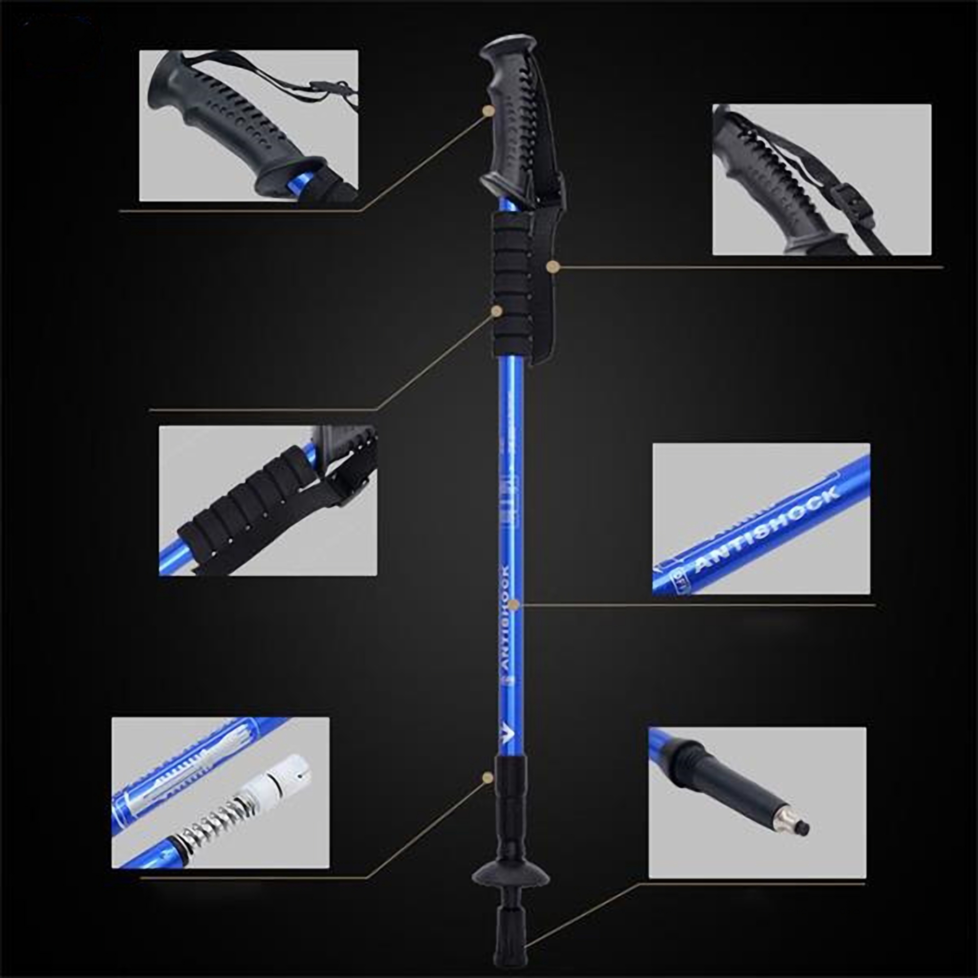 Aluminum Foldable Walking Stick 5