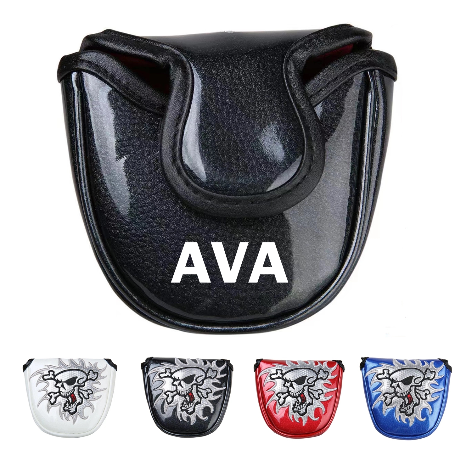 Pu Leather Golf Club Head Cover 4