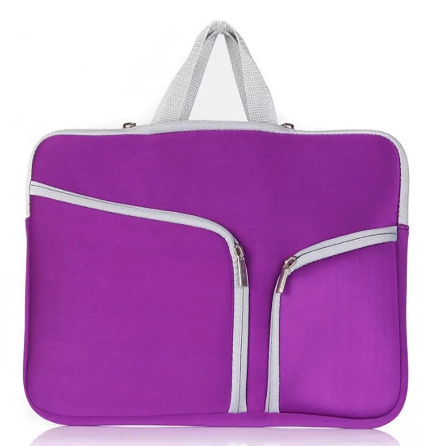 14" Dual Pockets Laptop Sleeve with handles 5