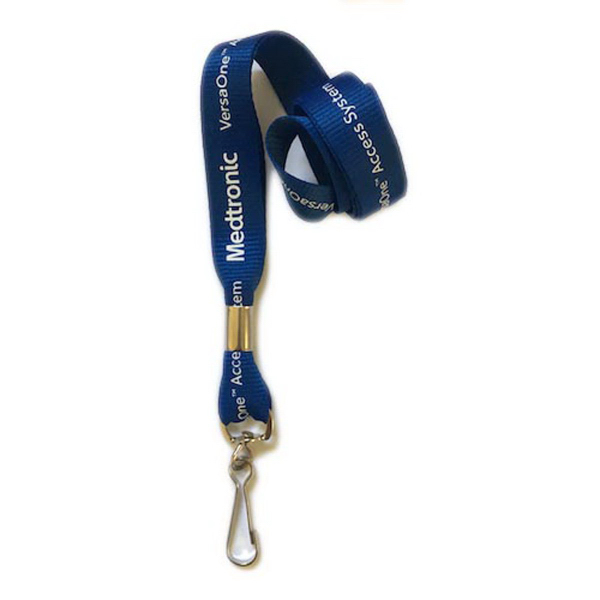 5/8" Non-Breakaway Silkscreen Lanyard 1