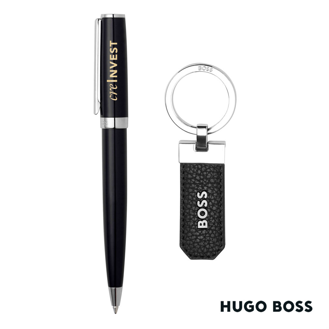 Hugo Boss® Ballpoint Pen & Key Ring set