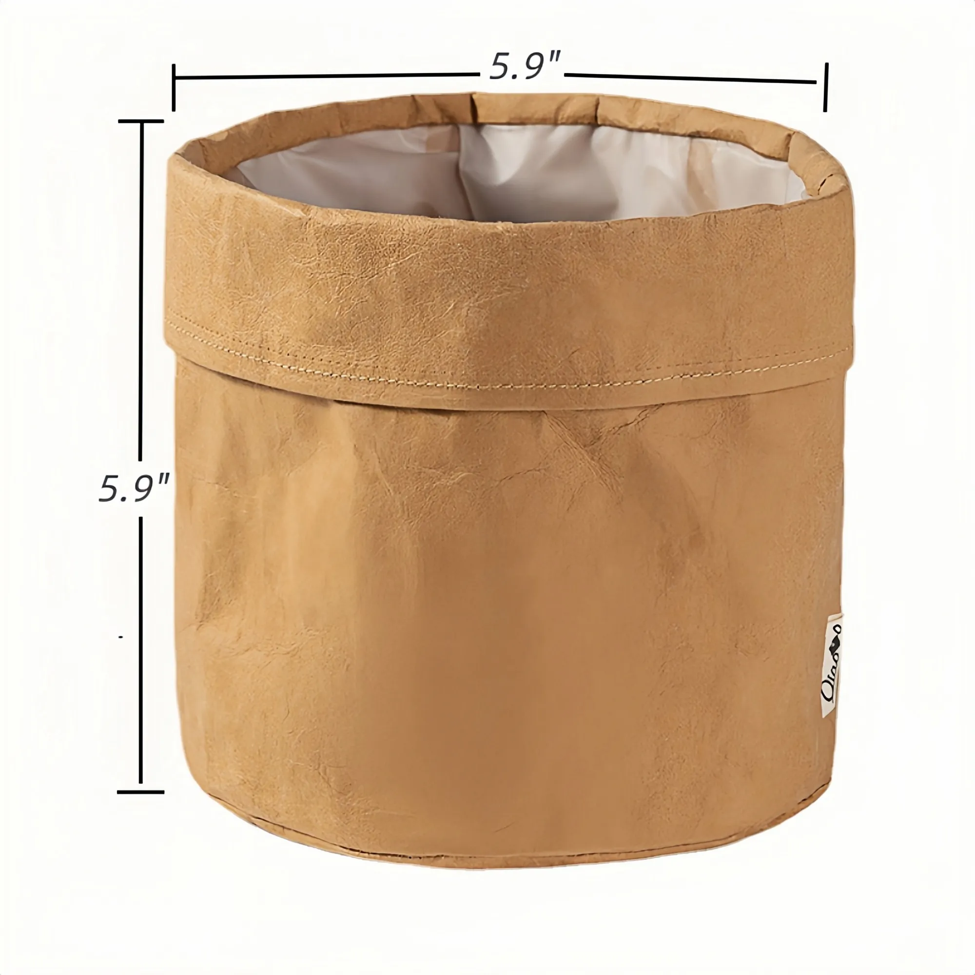 Reusable Kraft Paper Storage Bags-Washable & Eco-Conscious 3