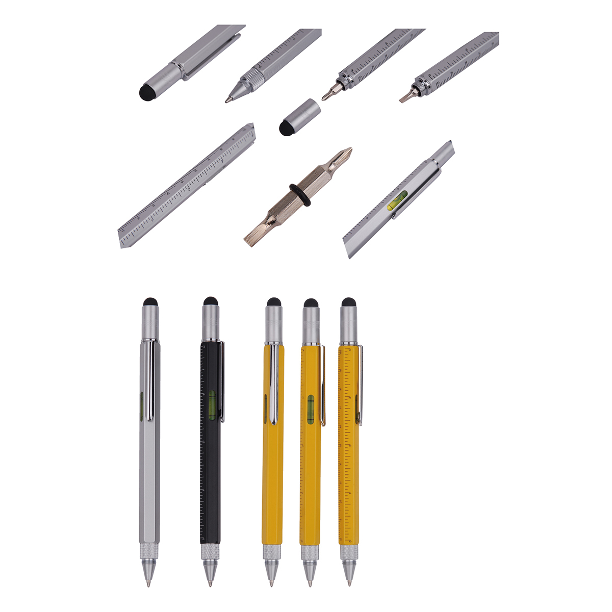 6-in-1 Multi Tool Ruler Pen 4