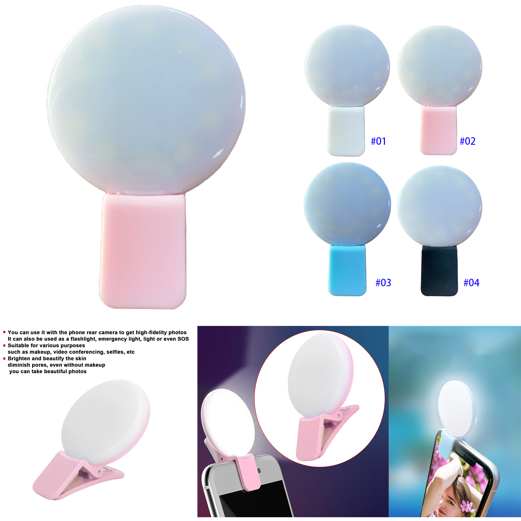 Mini Phone Clipon Fill Light 2