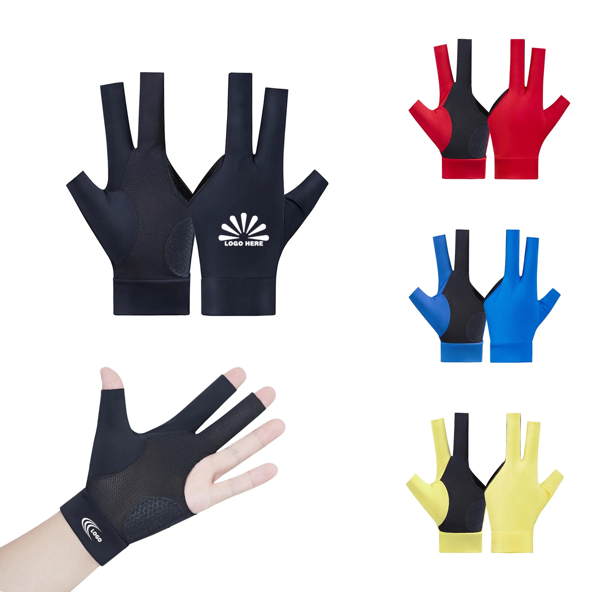 Professional Anti-Slip Billiard Gloves 2