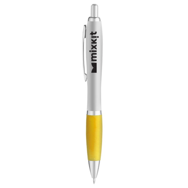 Curvaceous Matte Silver Ballpoint
