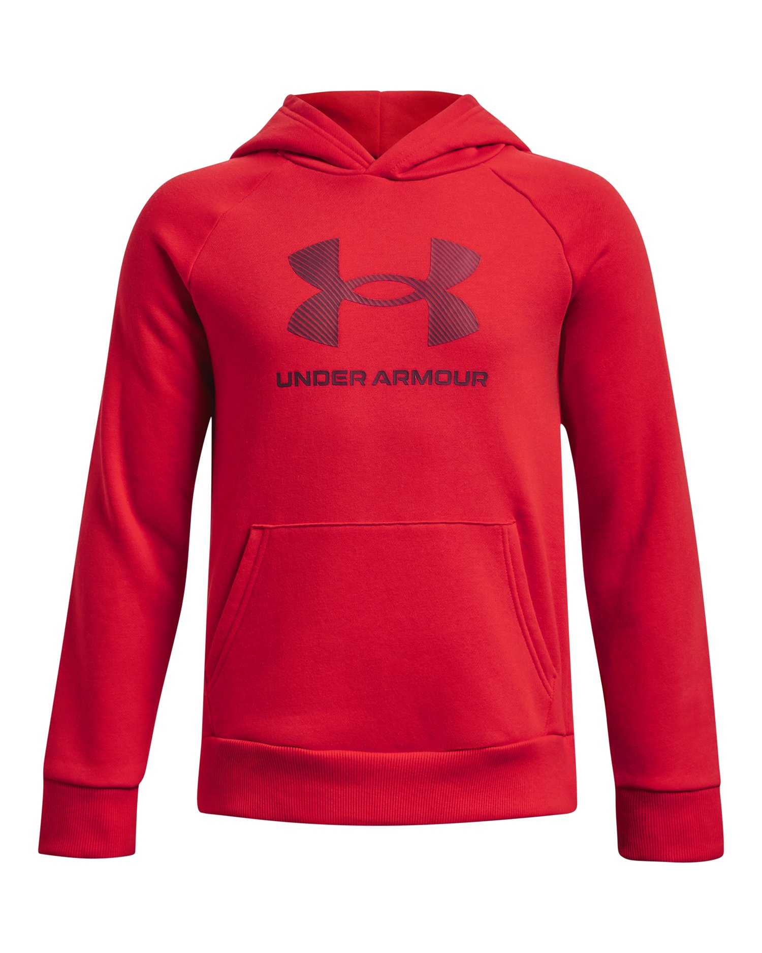 UA Rival Fleece Big Logo Print Fill Boys' Hoodie 4