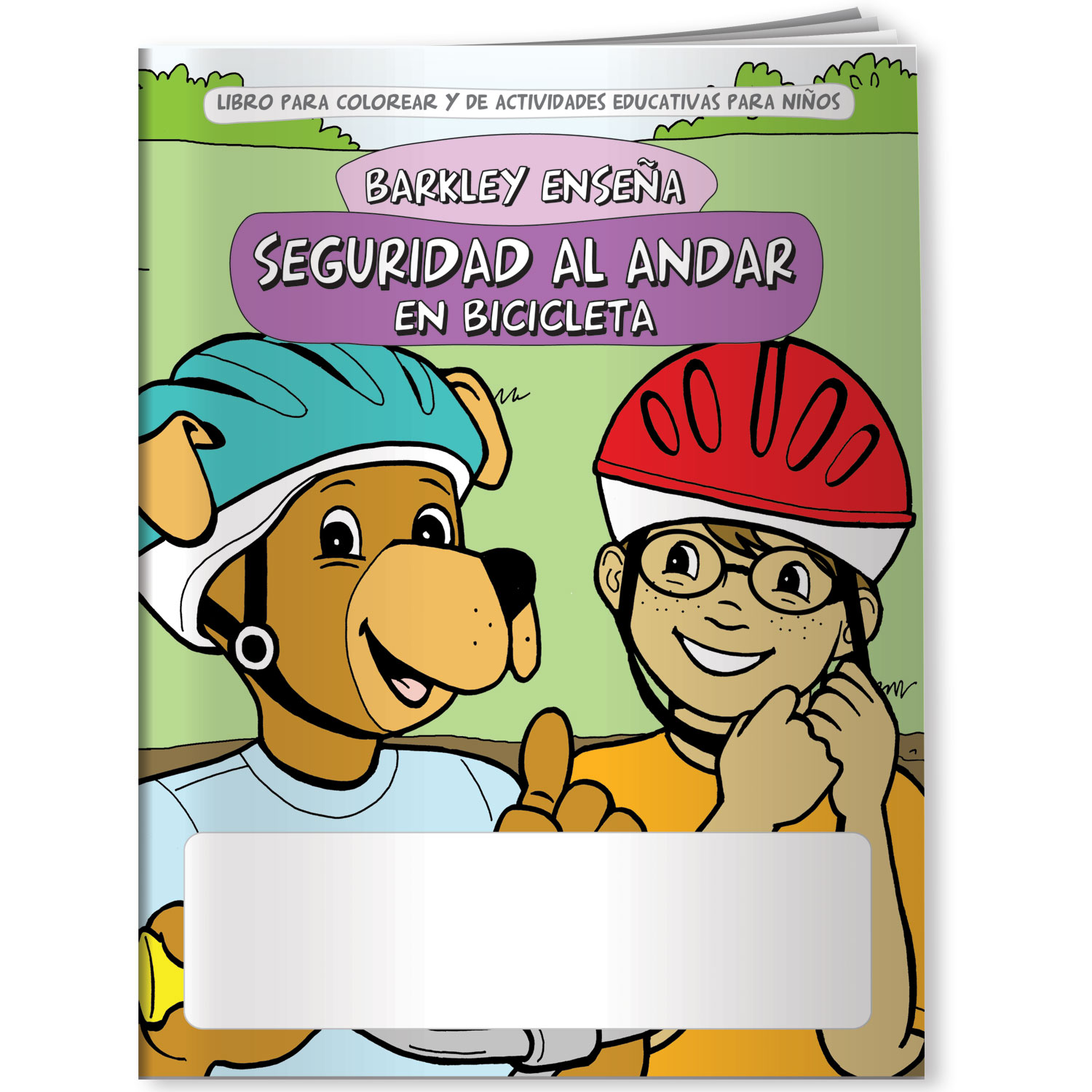 Coloring Book - Barkley Teaches Bicycle Safety (Spanish) 3