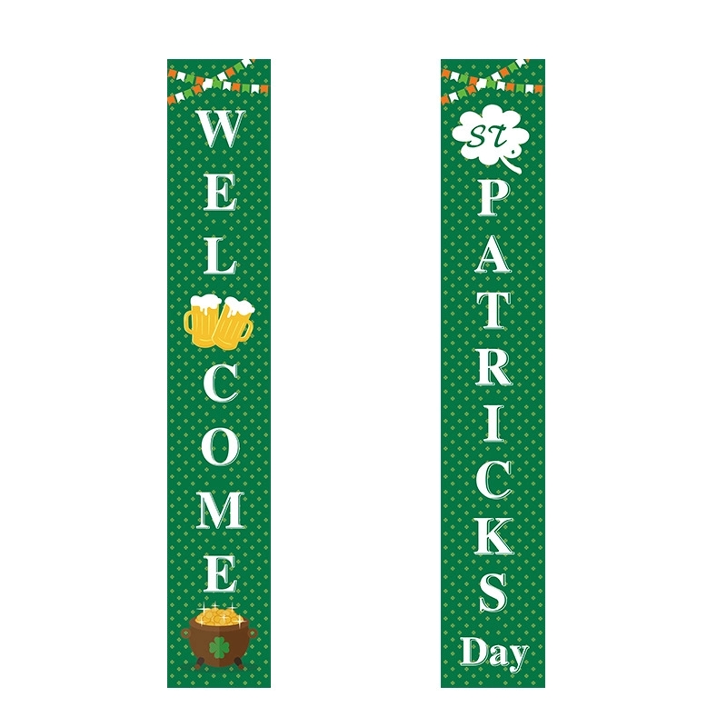 Happy St Patricks Day and Lucky Banner Decor for Home 9