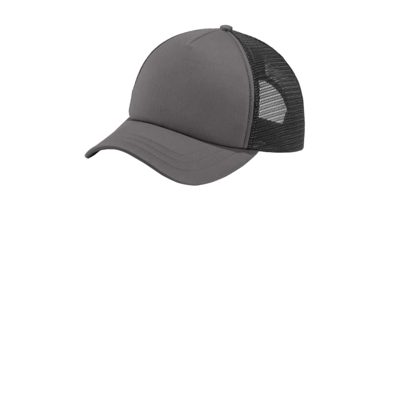 Port Authority 5-Panel Twill Foam Trucker Cap. 7