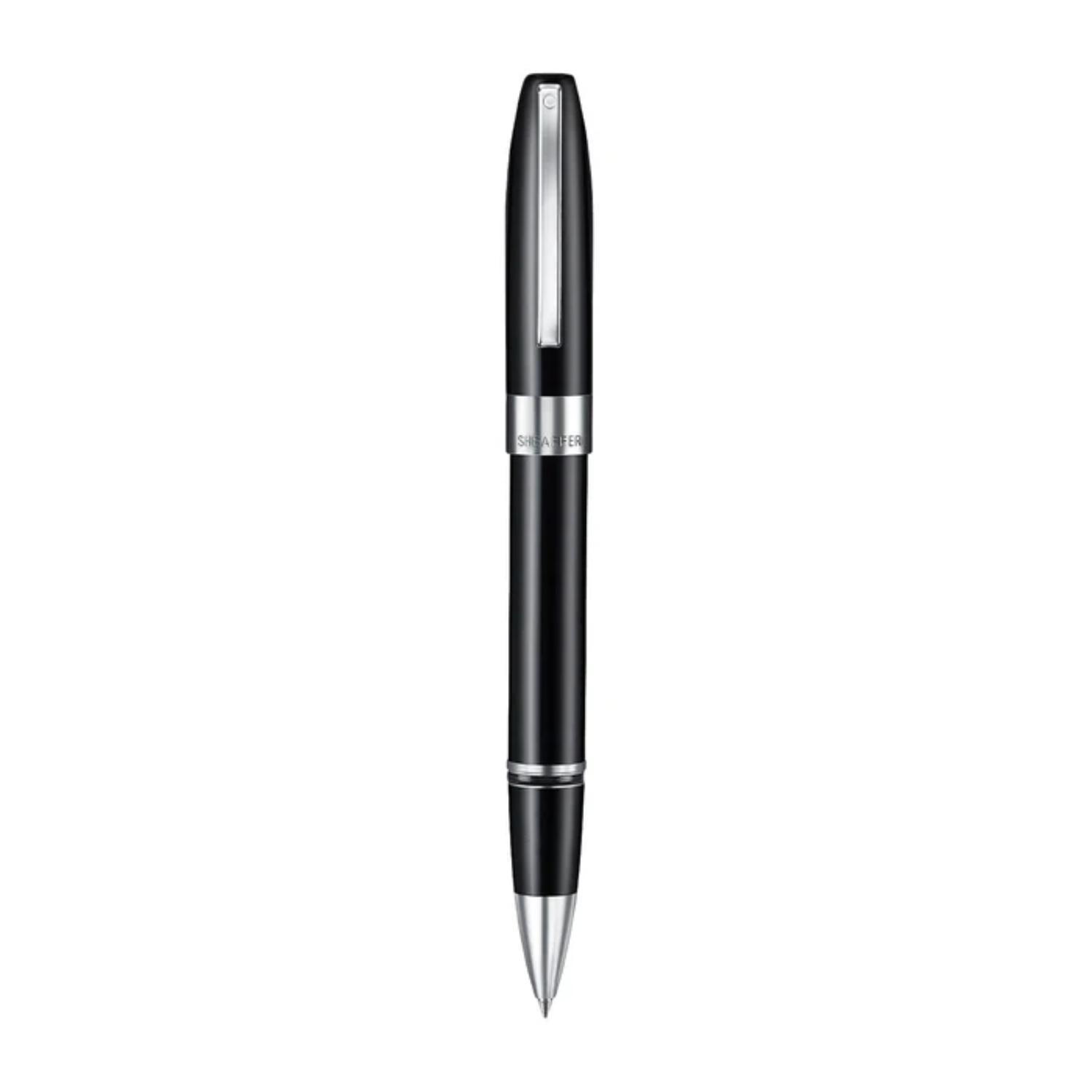 SHEAFFER® Legacy 9064 Glossy Black Chrome-Plated Trims Rollerball Pen w/ Gift Box 7