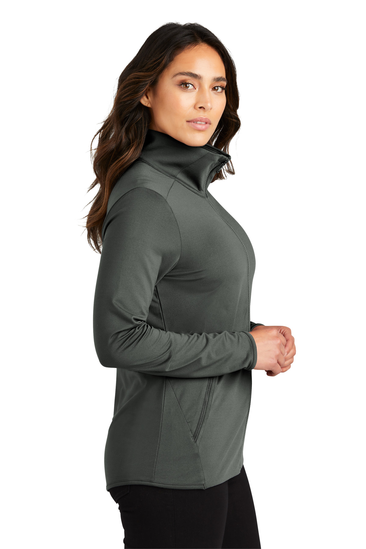 Port Authority Women's Accord Stretch Fleece Full-Zip LK595 37