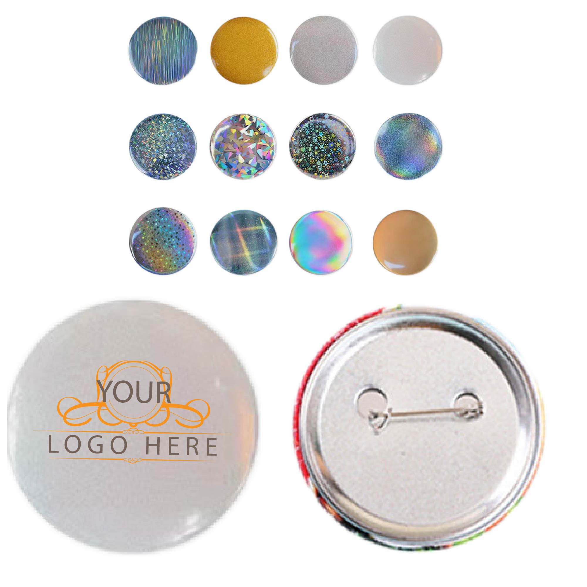 Full Color Round Custom Buttons 2