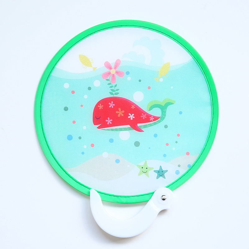Japanese Style Handheld Round Folding Fan 23