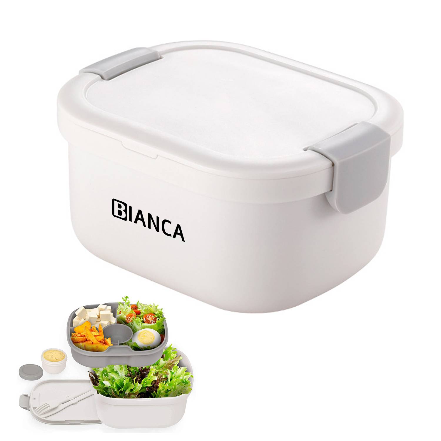 Large Salad Bowl Bento Lunch Box 7