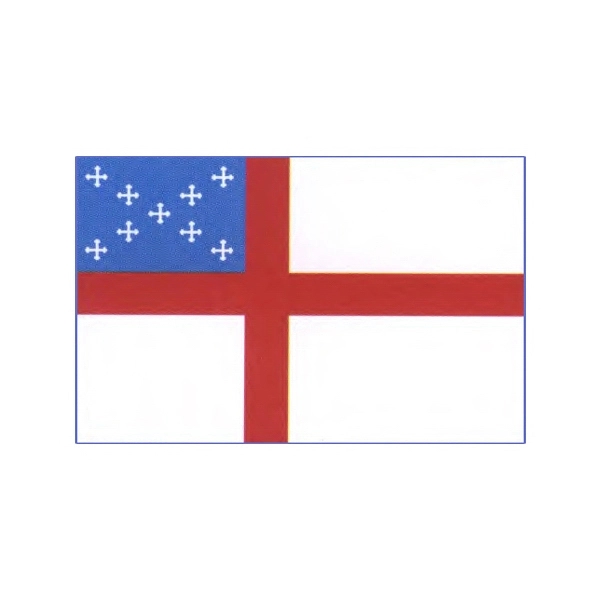 Religious Premium Car Flag - Episcopal 1