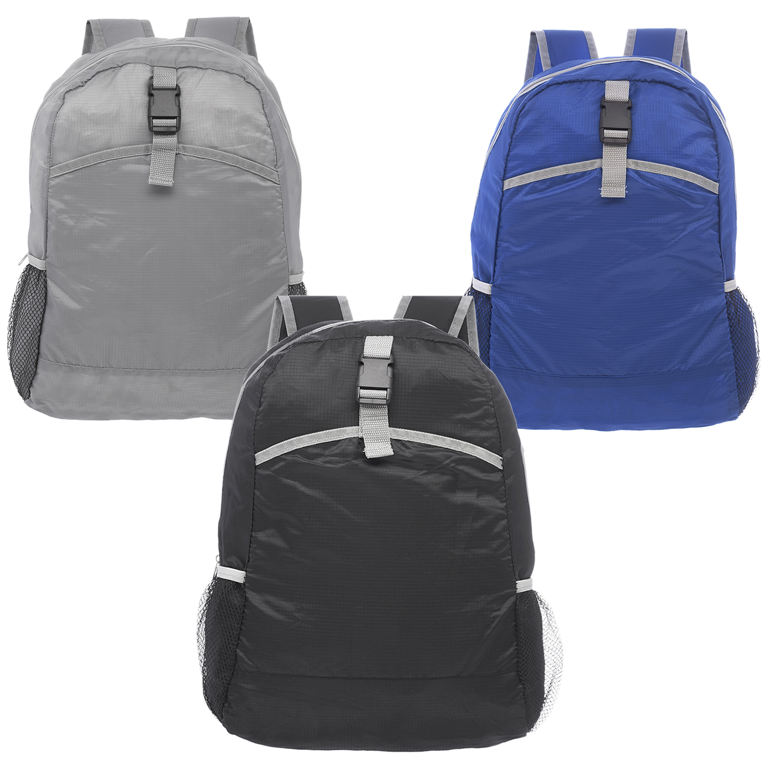 Foldable Backpack with Two Side Mesh Pockets 6