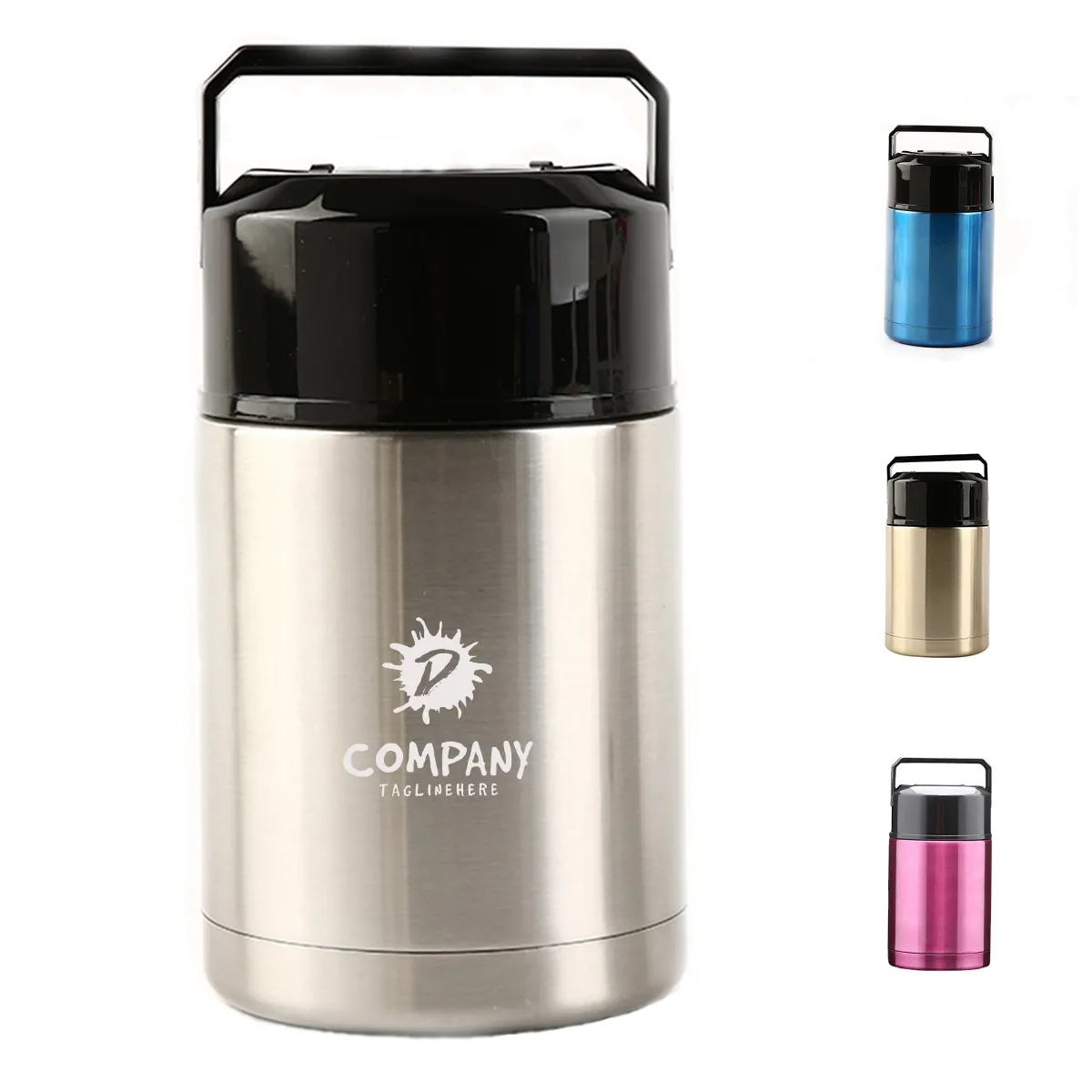 Custom 41oz Vacuum Insulated Portable Stainless Food Jar 3