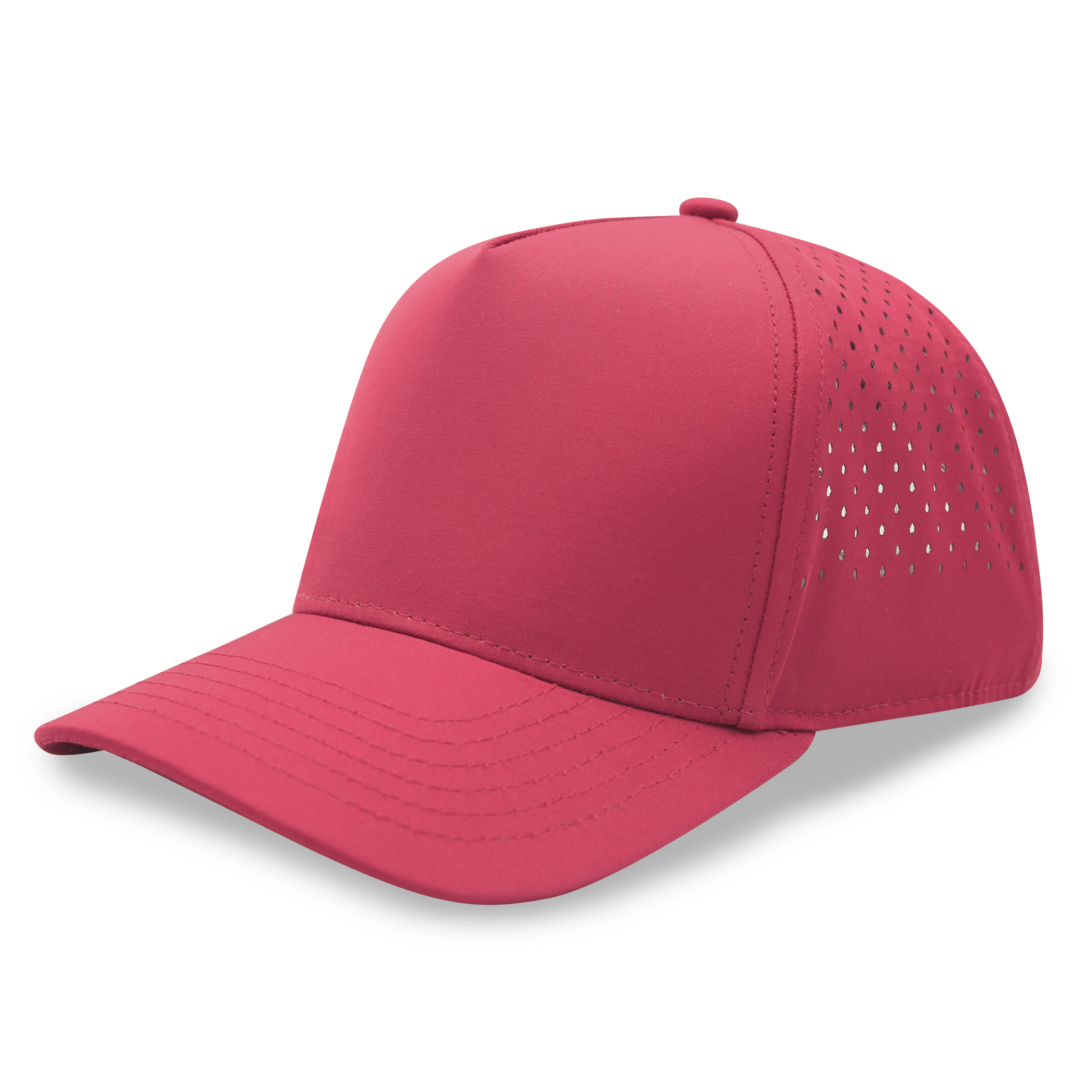 Athletic Golf Cap laser cut meshback