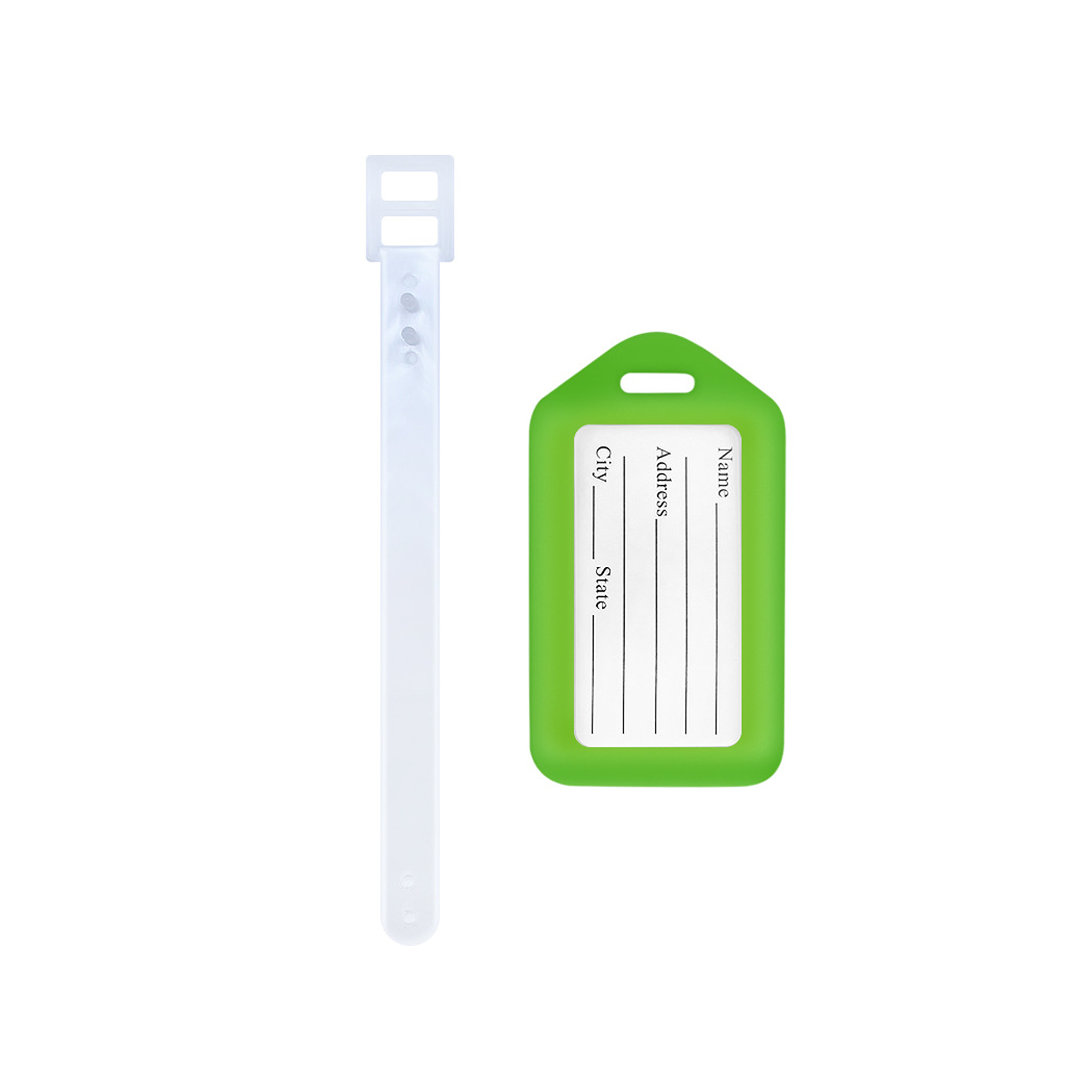 Plastic Luggage Tag With Card 6