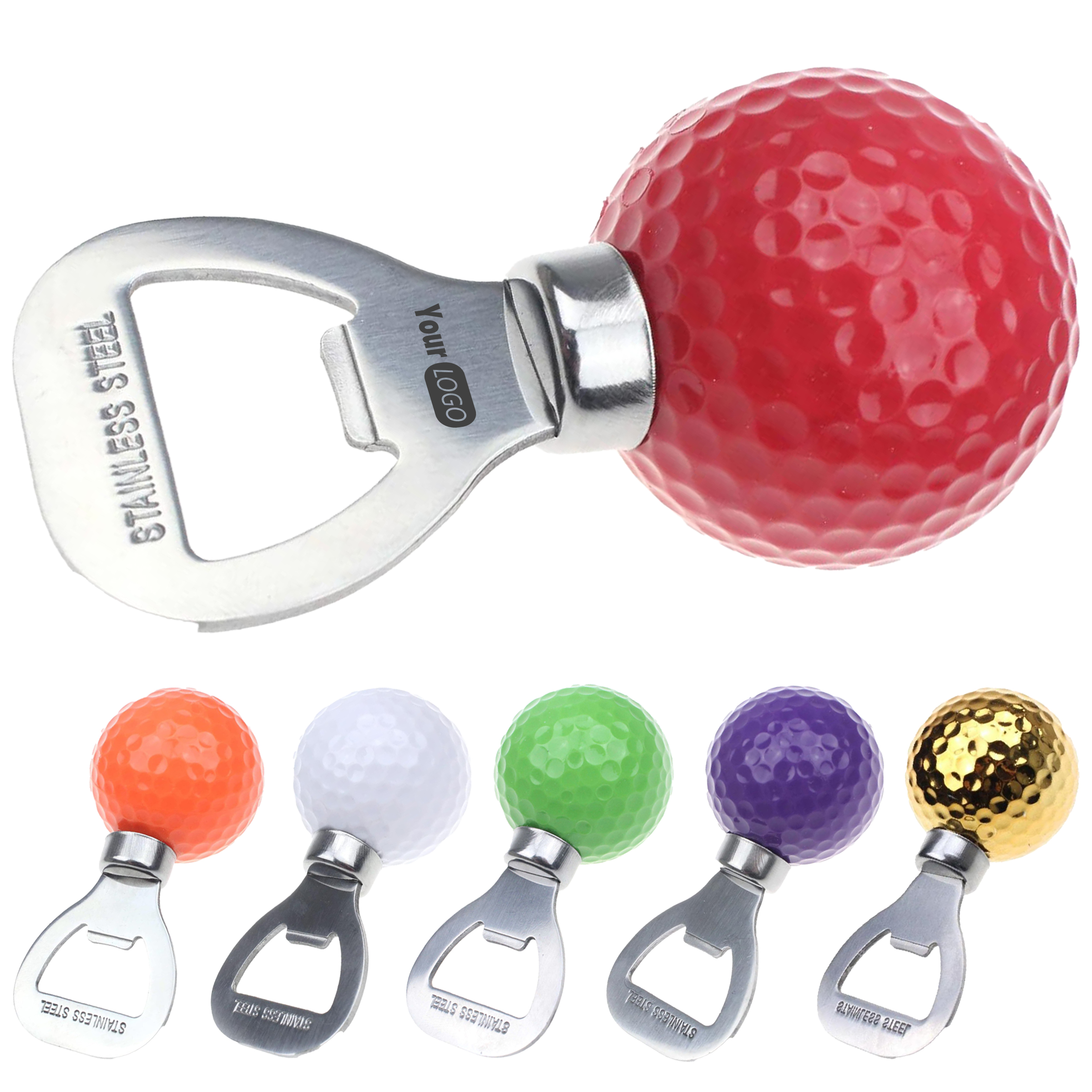 Stainless Steel Golf Wine Bottle Cork Opener 3