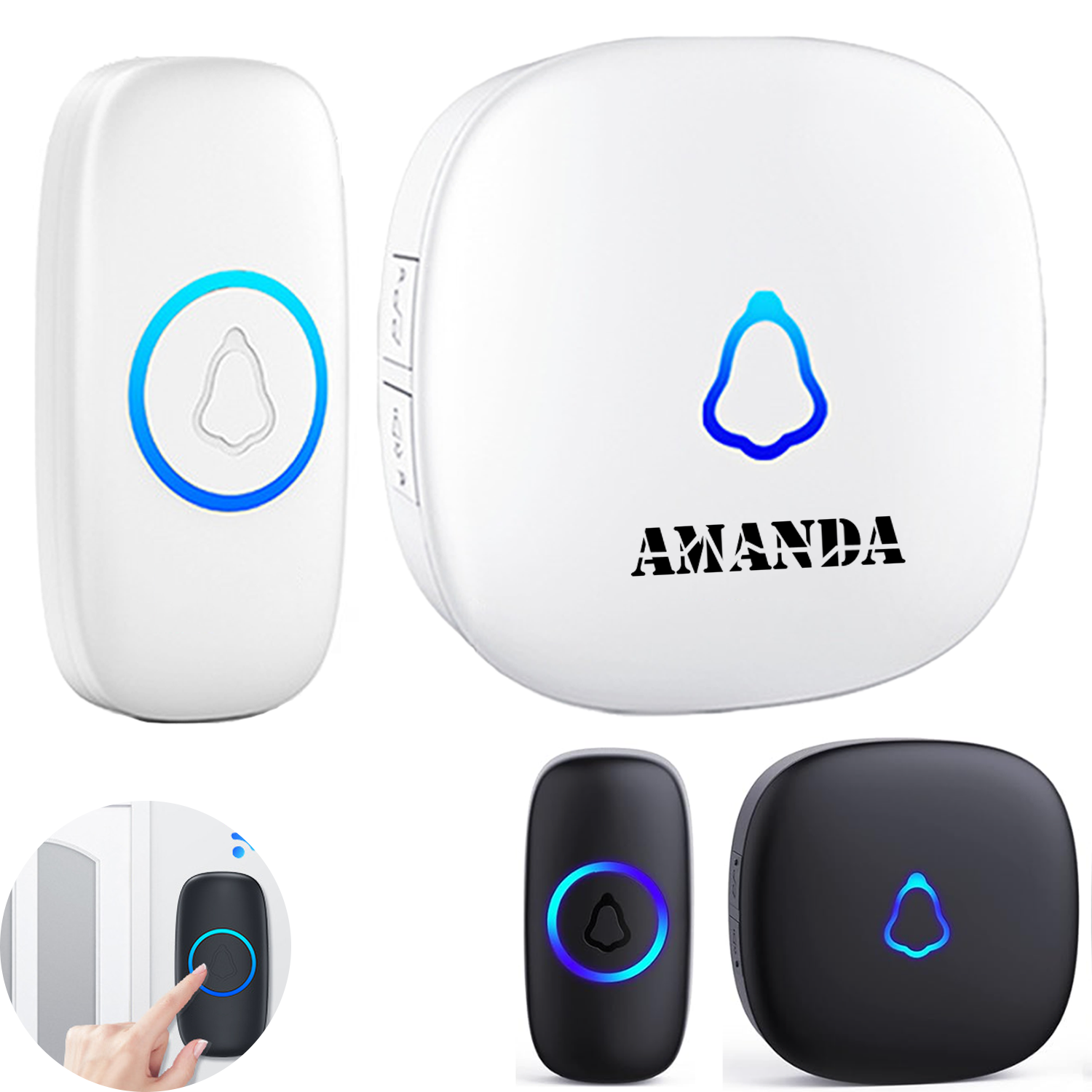 Adjustable Volume Wireless Waterproof Doorbell 2