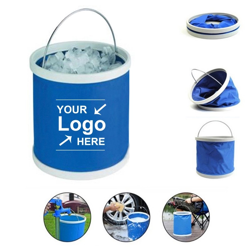 Portable Collapsible Outdoor Folded Water Bucket 2