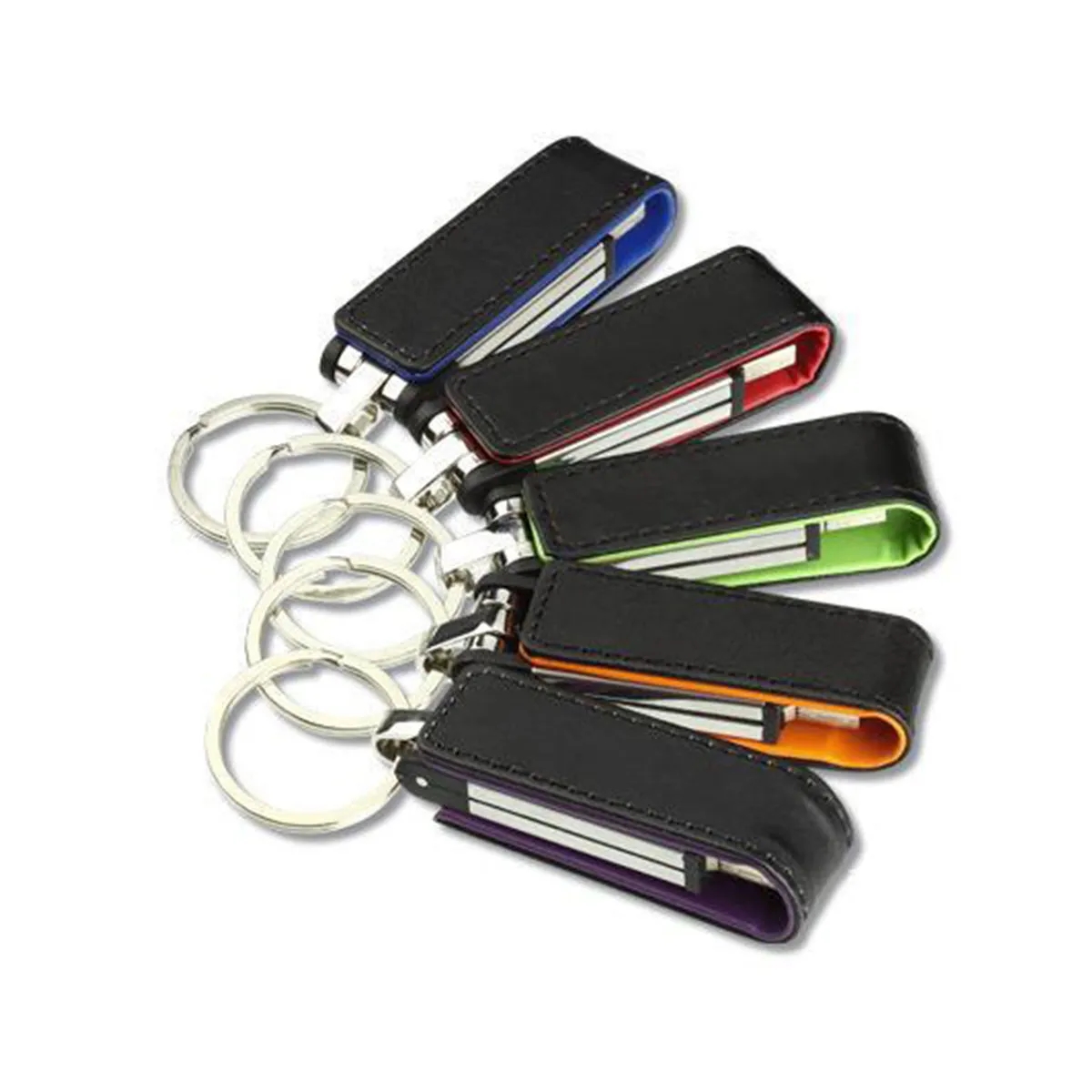 Genuine PU Leather High Speed USB Flash Drive 3