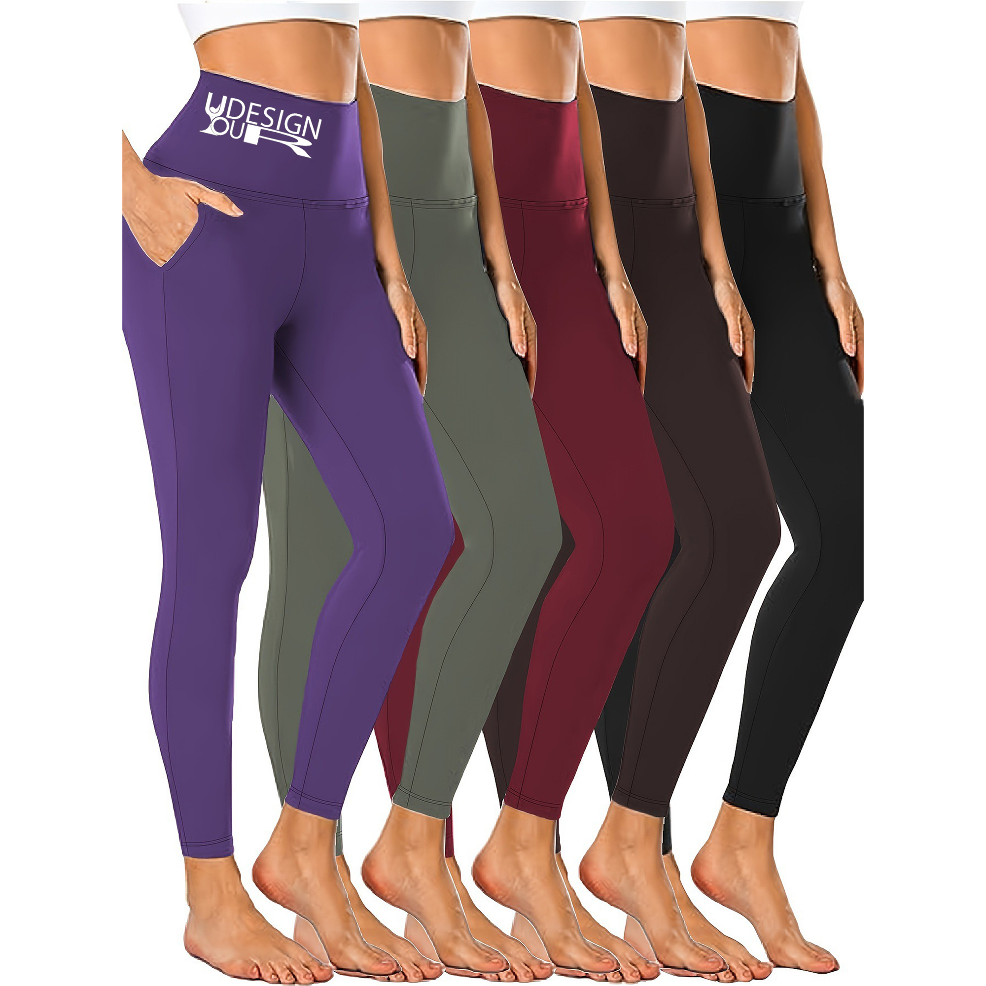 Premium High-Waisted Leggings Yoga Pants with Pockets 3