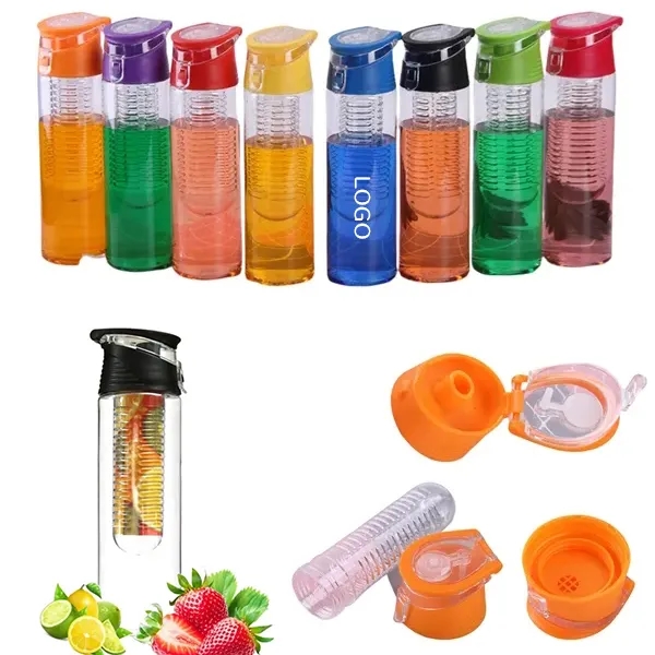 BPA-Free Fruit Infuser Bottle with Carrying Handle 9