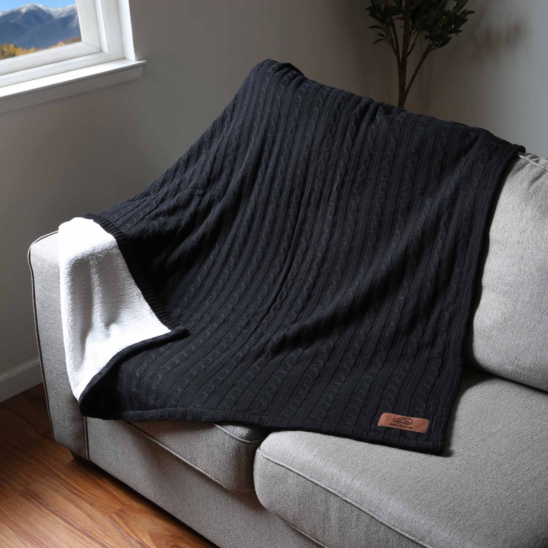 Sweater Weather Sherpa Blanket W/ Pillowcase 1